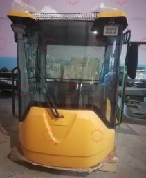 Кабина погрузчика ZL20/ZL30 с пластиком (желтая) на модели Fukai SZM HZM Bull SL CTK Yigong Laigong Neo Viking Frontal Shanlin AMUR ALTAY FORWARD Atlant Grizzly Сибиряк Rongwei Runmax Boulder RedStar Molot Titan Shtorm Zvezda