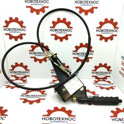 Трос ручного тормоза ZL20/ZL30 в сборе с механизмом Fukai SZM HZM Bull SL CTK Yigong Laigong Neo Viking Frontal Shanlin AMUR ALTAY FORWARD Atlant Grizzly Сибиряк Rongwei Runmax Boulder RedStar Molot Titan Shtorm Zvezda