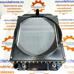Радиатор водяной ZL30 два контура на модели Fukai SZM HZM Bull SL CTK Yigong Laigong Neo Viking Frontal Shanlin AMUR ALTAY FORWARD Atlant Grizzly Сибиряк Rongwei Runmax Boulder RedStar Molot Titan Shtorm Zvezda