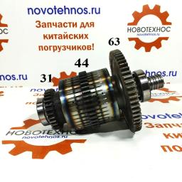 Вал АКПП ZY265 с количеством зубьев 63/44/31
