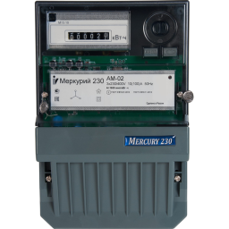 Счетчик электроэнергии 230 АМ-02 3-ф. 10-100А IP54 однотарифный 230 АМ-02 Меркурий 230 АМ-02