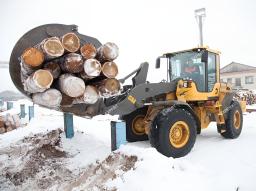 бревнозахват для длинномеров на Экскаватор-погрузчик Terex