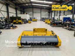 навесной мульчер на Телескопический погрузчик JCB