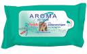 Влажные антибактериальные салфетки Aroma SPA для рук Арома