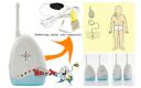 Беспроводные портативные аудио Baby Monitor BB180 радио с температурой + сигнализация ночное недержание мочи