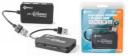 [] Картридер+USB хаб KREOLZ VCR-730, 3* USB 2.0, SDXC, SDHC, слот micro SD и M2, встроенный USB кабель, черный