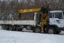 Аренда самогруза борт 10 тонн, стрела 5 тонн в Барнауле