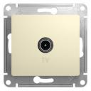 Розетка телевизионная TV проходная бежевая 4дБ с/у IP20 GLOSSA SE GSL000292