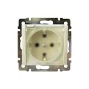 Розетка со шторками и крышкой беж с/у с з/к 16А IP44  Legrand VALENA 774120