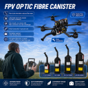 Оптическое волокно для FPV-дронов и БПЛА, аксессуары для карбоновых беспилотников