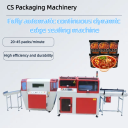 Fully Automatic Continuous Heat Shrink Packaging Machine for Food Tableware Book Cartons Beverages Tea Gift Boxes etc