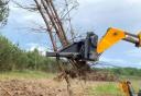 Корчеватель пней Крокодил на Kubota