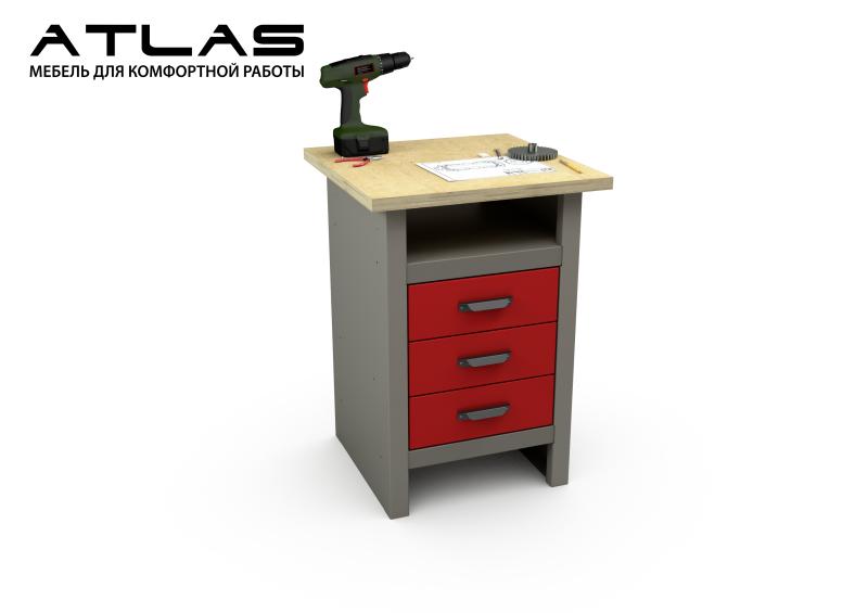 Тумба инструментальная для гаража ATLAS 13